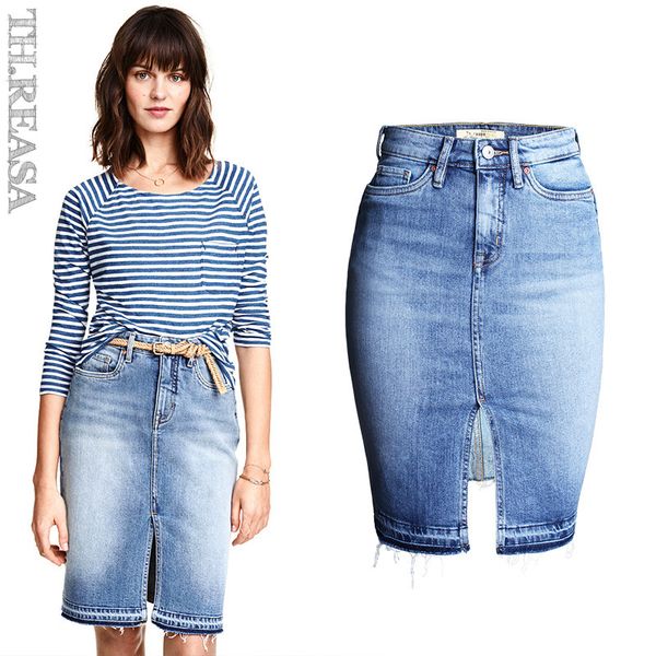 wish amazon selling ripped hem front slit skirt washed white high waist denim skirt, Blue
wish amazon selling ripped hem front slit skirt washed white high waist denim skirt, Blue