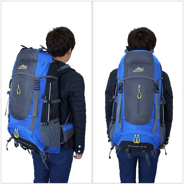 70l professional mountaineering backpack for women men's hiking backpack nylon climbing sports bag with rain cover 35x35x67cm
70l professional mountaineering backpack for women men's hiking backpack nylon climbing sports bag with rain cover 35x35x67cm