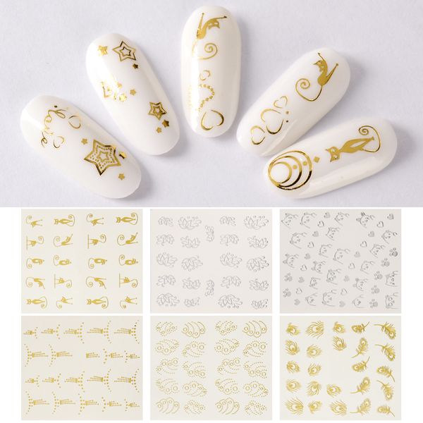 mtssii 30pcs gold silver water nail stickers colorful cartoon animal flamingo designs sliders for nail decals diy manicure, Black
mtssii 30pcs gold silver water nail stickers colorful cartoon animal flamingo designs sliders for nail decals diy manicure, Black