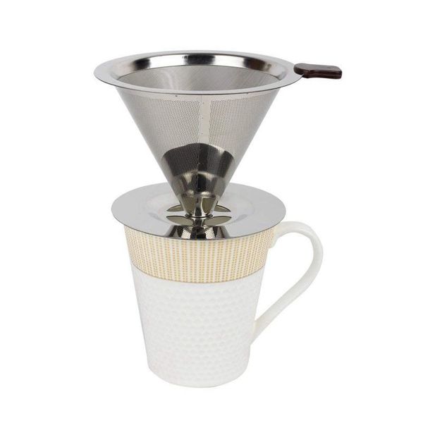 stainless steel coffee dripper coffee filter for pour-over brewing and straining tea & other beverages coffee filters
stainless steel coffee dripper coffee filter for pour-over brewing and straining tea & other beverages coffee filters
