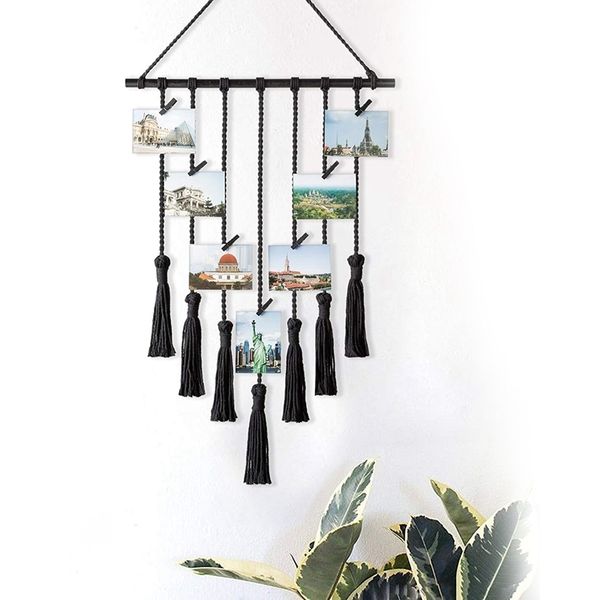 hanging p display macrame wall hanging pictures organizer home decor, with 25 wood clips frames
hanging p display macrame wall hanging pictures organizer home decor, with 25 wood clips frames