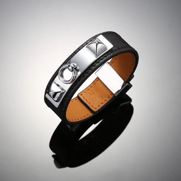 designer bangles narrow edition stainless steel wicker bracelet men's and women's flat leather bracelets jewelry notre dame, Black
designer bangles narrow edition stainless steel wicker bracelet men's and women's flat leather bracelets jewelry notre dame, Black