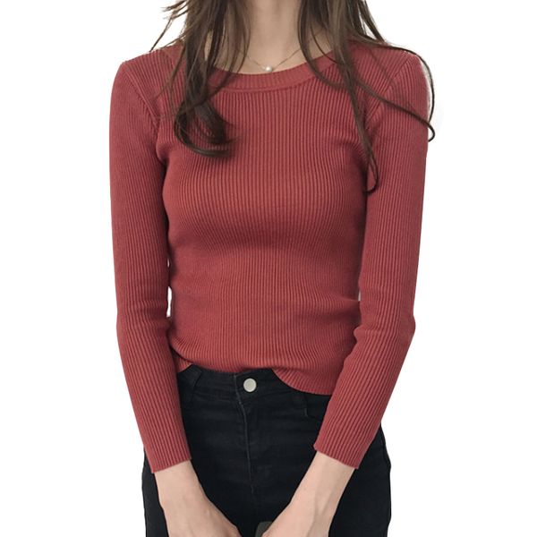 gkfnmt korean o neck knitted sweater female simple pullovers fashion women sweaters pull jumper sueter mujer candy colors, White;black
gkfnmt korean o neck knitted sweater female simple pullovers fashion women sweaters pull jumper sueter mujer candy colors, White;black