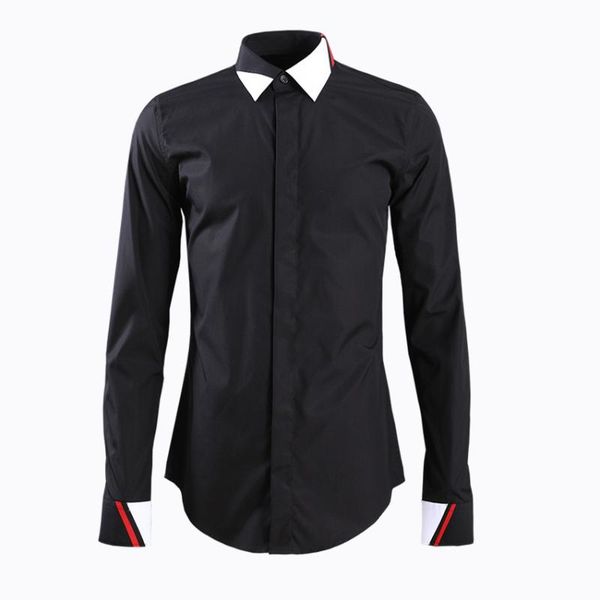 red white collar sleeve men's wear 2020 summer three nine eight guo shirt male middle guofeng men's wear, White;black
red white collar sleeve men's wear 2020 summer three nine eight guo shirt male middle guofeng men's wear, White;black