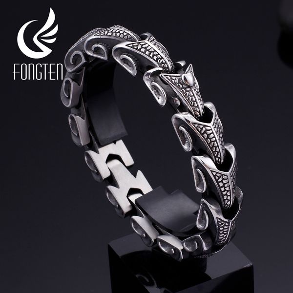 fongten vintage dragon black stainless steel bracelet punk mens bracelets bangles fashion jewelry, Golden;silver
fongten vintage dragon black stainless steel bracelet punk mens bracelets bangles fashion jewelry, Golden;silver