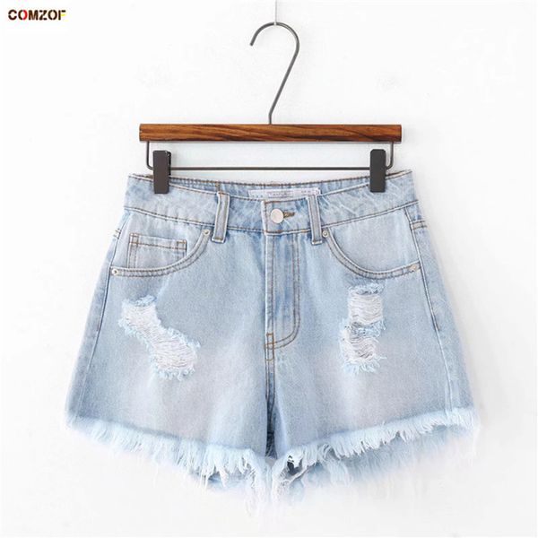 women denim shorts rough selvedge hole high waist jeans womens 2019 summer casual shorts pantaloncini donna, White;black
women denim shorts rough selvedge hole high waist jeans womens 2019 summer casual shorts pantaloncini donna, White;black