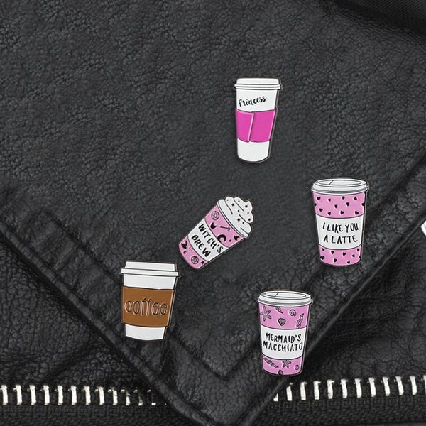 coffee milk enamel pin witch's brew princess badge brooches lapel pin jeans shirt backpack cartoon jewelry gift coffee lovers, Gray
coffee milk enamel pin witch's brew princess badge brooches lapel pin jeans shirt backpack cartoon jewelry gift coffee lovers, Gray