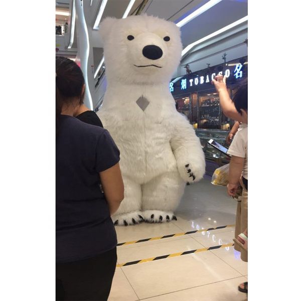 3m white polar mascot costume for inflatable polar bear costume advertising for fantasias homem customize tall short hair
3m white polar mascot costume for inflatable polar bear costume advertising for fantasias homem customize tall short hair
