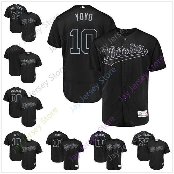 2019 Chicago Nickname White Sox Jersey Players Weekend Jose Abreu MAL TIEMPO TA7 LEO THE BIG BABY KOPEY McCANNON YOYO Abreu Anderson Jimenez
2019 Chicago Nickname White Sox Jersey Players Weekend Jose Abreu MAL TIEMPO TA7 LEO THE BIG BABY KOPEY McCANNON YOYO Abreu Anderson Jimenez