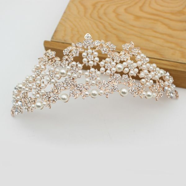 luxurious pearl baroque queen king crown diadem bridal prom rose gold tiaras and crowns bride wedding hair jewelry accessories, Golden;white
luxurious pearl baroque queen king crown diadem bridal prom rose gold tiaras and crowns bride wedding hair jewelry accessories, Golden;white