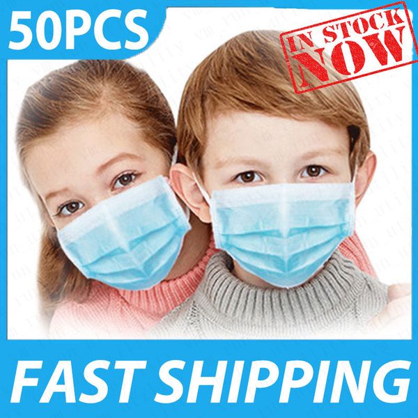 вся продажа детские защитные маски для лица одноразовые защитные рот нос крышка маска антипылевая удобная маска для детей от 3 до 12 лет