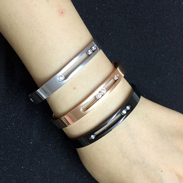fashion france popular inlay three pcs stone move bangles,high polished titanium stainless steel moving bracelet, Black
fashion france popular inlay three pcs stone move bangles,high polished titanium stainless steel moving bracelet, Black