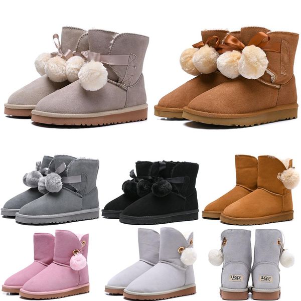 original classic fashion snow boots australia women boots tall bailey bowknot girl winter desinger keep warm des chaussures size 36-41, Black
original classic fashion snow boots australia women boots tall bailey bowknot girl winter desinger keep warm des chaussures size 36-41, Black