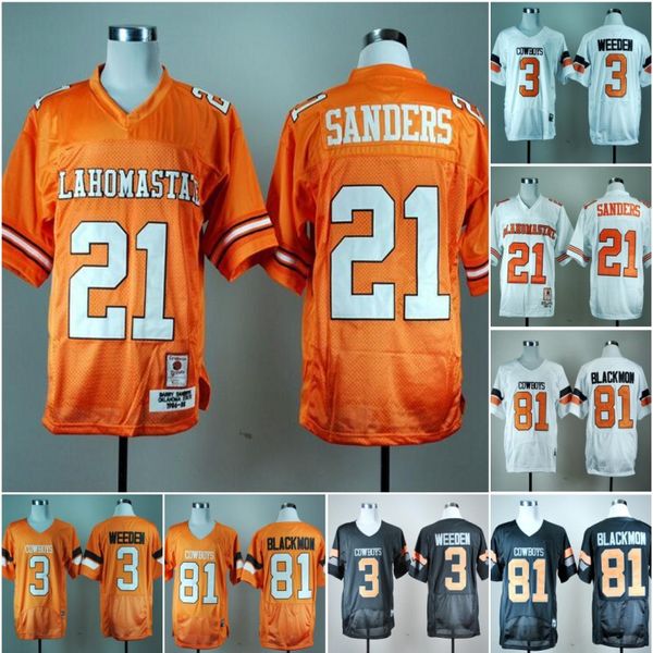 ncaa oklahoma state cowboys #21 barry sanders 3 brandon weeden 81justin blackmon 2019 college football jerseys stitched white orange, Black
ncaa oklahoma state cowboys #21 barry sanders 3 brandon weeden 81justin blackmon 2019 college football jerseys stitched white orange, Black