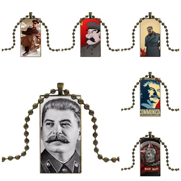 for women girl gift soviet stalin flexibles design fashion vintage glass women rectangle necklace pendants, Silver
for women girl gift soviet stalin flexibles design fashion vintage glass women rectangle necklace pendants, Silver