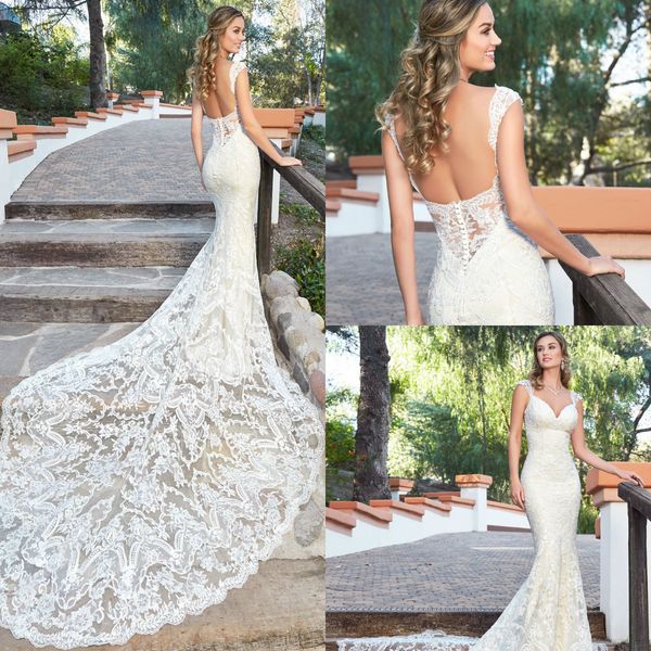 kitty chen mermaid wedding dresses 2019 lace appliqued spaghetti country wedding dress court train back plus size beach bridal gowns, White
kitty chen mermaid wedding dresses 2019 lace appliqued spaghetti country wedding dress court train back plus size beach bridal gowns, White