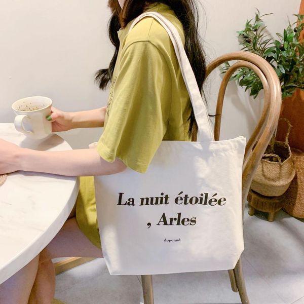 japan and south korea simple letter canvas bag shoulder portable tote bag large capacity green shopping
japan and south korea simple letter canvas bag shoulder portable tote bag large capacity green shopping