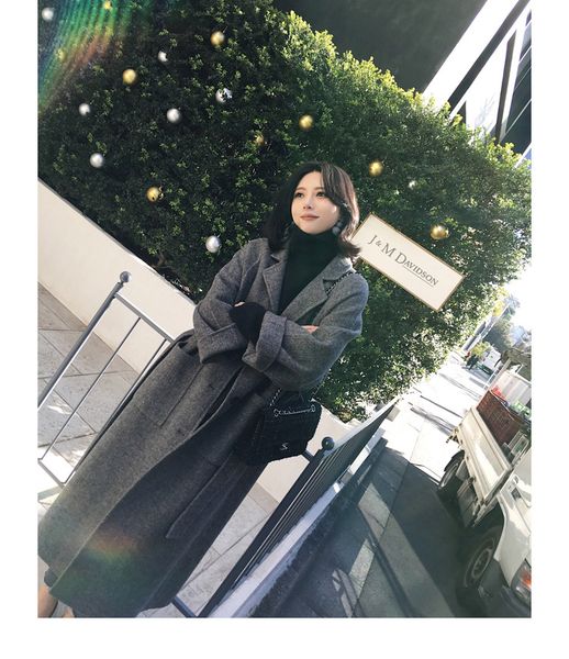 2019 spring autumn women's plaid coat new fashion long coat slim type female winter, Black
2019 spring autumn women's plaid coat new fashion long coat slim type female winter, Black