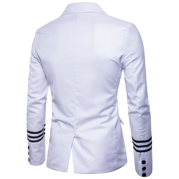 2019 new style men occident fashion black/white wedding man suit rest suit jacket y909 suit, White;black
2019 new style men occident fashion black/white wedding man suit rest suit jacket y909 suit, White;black