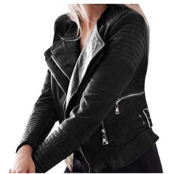 the woman winter high-quality goods han version new fund fashion trend individuality slim body keeps warm the pure color leather coat /s-3xl, Black
the woman winter high-quality goods han version new fund fashion trend individuality slim body keeps warm the pure color leather coat /s-3xl, Black