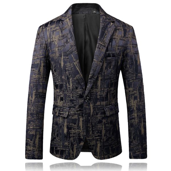 2018 new men's fashion boutique printing wedding blazer male high-end brand business casual single buckle suit jacket coats, White;black
2018 new men's fashion boutique printing wedding blazer male high-end brand business casual single buckle suit jacket coats, White;black