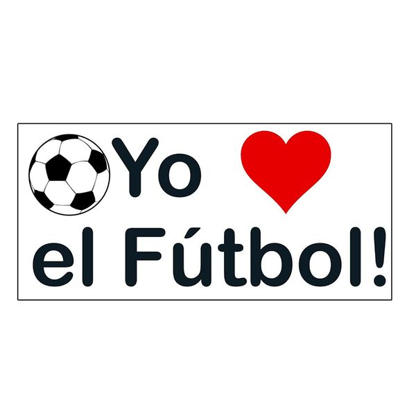 16*7.6cm yo amo el futbol vinyl decal sticker funny car window bumper novelty jdm drift vinyl decal sticker 
16*7.6cm yo amo el futbol vinyl decal sticker funny car window bumper novelty jdm drift vinyl decal sticker