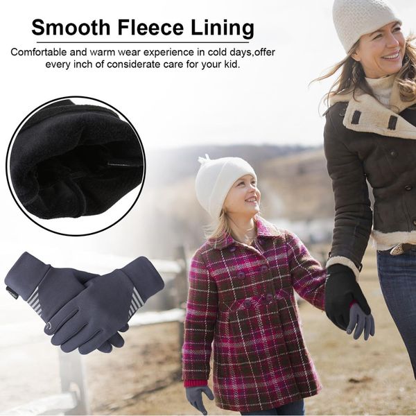 fashion-vbiger kids winter gloves anti-skid touch screen gloves soft outdoor sports warm with reflective printing silicone strip, Blue;gray
fashion-vbiger kids winter gloves anti-skid touch screen gloves soft outdoor sports warm with reflective printing silicone strip, Blue;gray