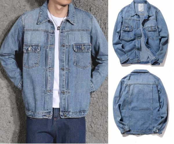 europe and america high street new style spring and autumn blue jeans coat male student's handsome clothes trend loose-fit jacke, Black;brown
europe and america high street new style spring and autumn blue jeans coat male student's handsome clothes trend loose-fit jacke, Black;brown