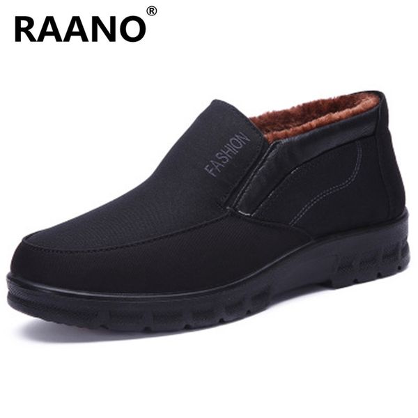 new men winter canvas snow boots male fashion casual cotton shoes comfy warm soft sole non-slip fur ankle boots zapatos hombre, Black
new men winter canvas snow boots male fashion casual cotton shoes comfy warm soft sole non-slip fur ankle boots zapatos hombre, Black