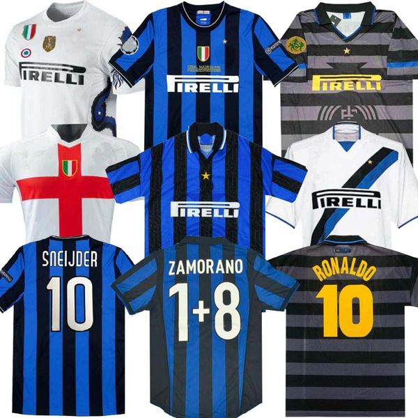 finals 2009 2010 milito sneijder zanetti retro soccer jersey pizarro football milan 1997 1998 97 98 99 djorkaeff baggio ronaldo inter 02 03, Black;yellow
finals 2009 2010 milito sneijder zanetti retro soccer jersey pizarro football milan 1997 1998 97 98 99 djorkaeff baggio ronaldo inter 02 03, Black;yellow