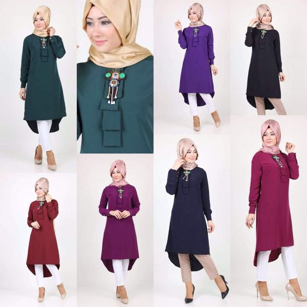 fashion women lady muslim loose t shirt dress islamic long sleeve bead maxi short kaftan abaya arab clothes, Red
fashion women lady muslim loose t shirt dress islamic long sleeve bead maxi short kaftan abaya arab clothes, Red