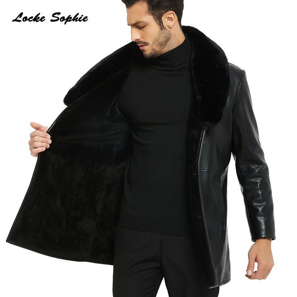 men's fur & faux 1pcs plus size locomotive jacket blazers 2021 winter fashion pu leather cashmere men skinny jackets coats boys, Black
men's fur & faux 1pcs plus size locomotive jacket blazers 2021 winter fashion pu leather cashmere men skinny jackets coats boys, Black