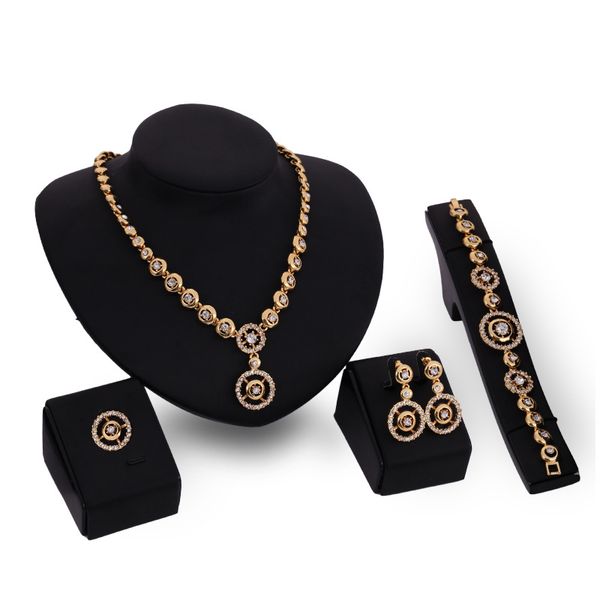 hc dubai jewelry set gold round pendant necklace earrings fashion dress accessories for women wedding jewelry for african girl f, Silver
hc dubai jewelry set gold round pendant necklace earrings fashion dress accessories for women wedding jewelry for african girl f, Silver