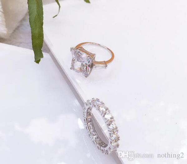 luxury rings suit 925 sterling silver diamond rings suit luxury jewelry diamond for women with box wedding gift
luxury rings suit 925 sterling silver diamond rings suit luxury jewelry diamond for women with box wedding gift