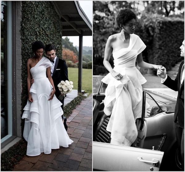 2019 one shoulder boho wedding dresses ruffles lace a line floor length sleeveless country bridal gowns custom made white wedding dress
2019 one shoulder boho wedding dresses ruffles lace a line floor length sleeveless country bridal gowns custom made white wedding dress