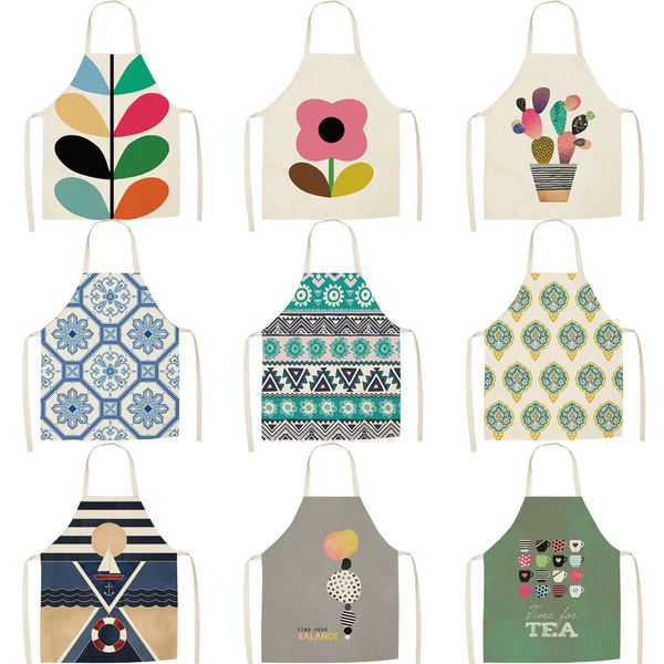 parent-child kitchen apron geometric patterns cup printed sleeveless cotton linen aprons for men women home cleaning tools
parent-child kitchen apron geometric patterns cup printed sleeveless cotton linen aprons for men women home cleaning tools
