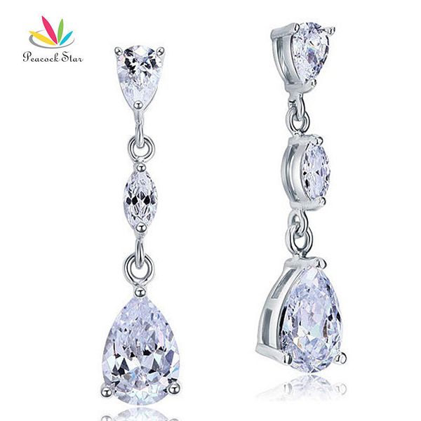 peacock star bridal 4 carat pear cut dangle drop sterling 925 silver wedding bridesmaid earrings jewelry cfe8083
peacock star bridal 4 carat pear cut dangle drop sterling 925 silver wedding bridesmaid earrings jewelry cfe8083