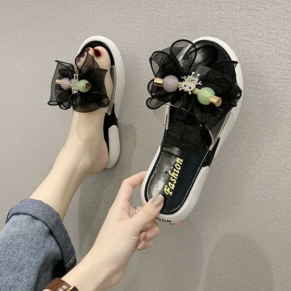 slippers casual shoes slides slipers women jelly flip flops butterfly-knot 2020 glitter flat rubber crystal rome fashion, Black
slippers casual shoes slides slipers women jelly flip flops butterfly-knot 2020 glitter flat rubber crystal rome fashion, Black