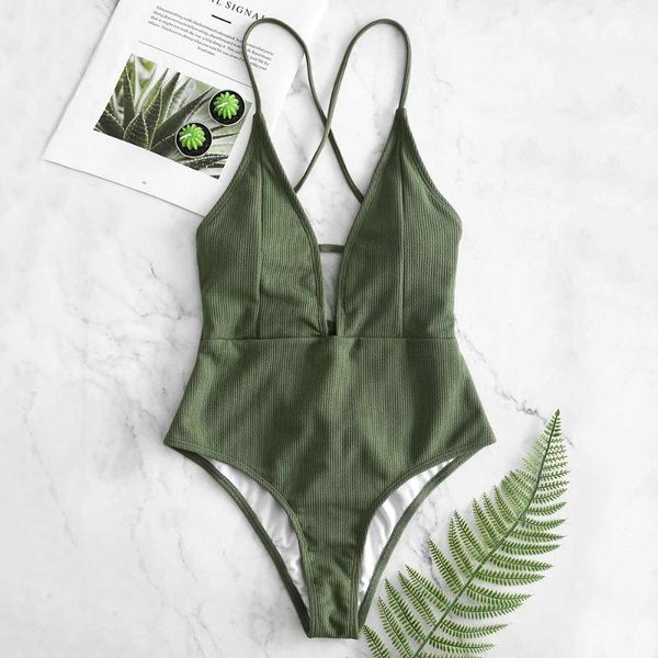women one piece bathing suits lace-up crisscross ribbed swimsuit bandage beachwear bikinis female monokini bodysuit beach wear, White;black
women one piece bathing suits lace-up crisscross ribbed swimsuit bandage beachwear bikinis female monokini bodysuit beach wear, White;black