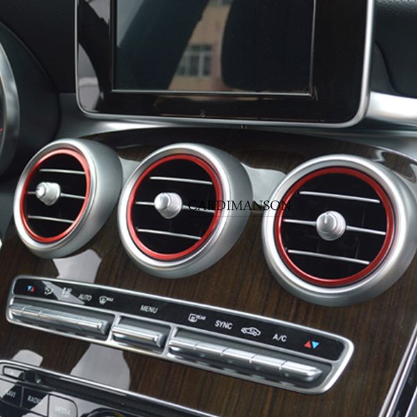 carmonsons interior metal stickers air outlet decoration ring trim cover for c glc class w205 x253 car styling
carmonsons interior metal stickers air outlet decoration ring trim cover for c glc class w205 x253 car styling