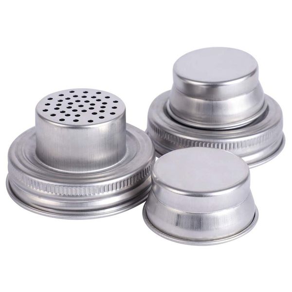 mason jar shaker lids 2 pack shake cocktails or your dry rub - mix spices, dredge flour, sugar & more - fits any regular mo
mason jar shaker lids 2 pack shake cocktails or your dry rub - mix spices, dredge flour, sugar & more - fits any regular mo