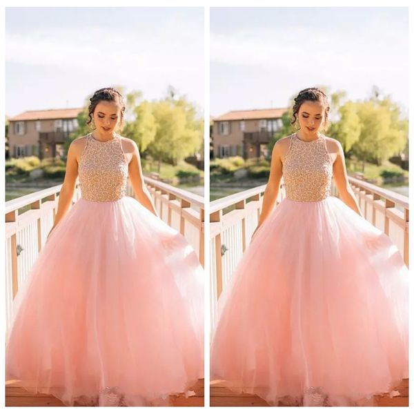 jewel a-line tulle beaded prom dresses 2019 sleeveless formal special occasion party gowns plus size junior evening party gowns, Black
jewel a-line tulle beaded prom dresses 2019 sleeveless formal special occasion party gowns plus size junior evening party gowns, Black