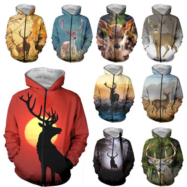 sonspee men women antelope sweatshirt 3d print animal deer elk zipper hoodies long sleeve hip hop street o neck coat c083-19, Black
sonspee men women antelope sweatshirt 3d print animal deer elk zipper hoodies long sleeve hip hop street o neck coat c083-19, Black