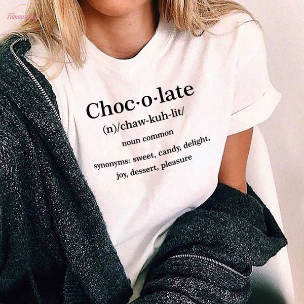 chocolate meaning graphic t shirt funny graphic chocolate noun common t shirt harajuku summer tumblr t shirt women, White
chocolate meaning graphic t shirt funny graphic chocolate noun common t shirt harajuku summer tumblr t shirt women, White