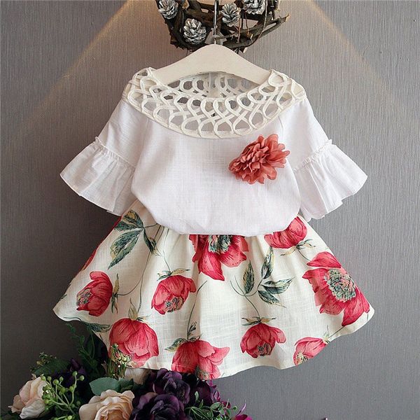 2020 toddler kids clothes baby girl sets white blouse + floral skirts summer short sleeve 2pcs infant girl clothes 2-7 years
2020 toddler kids clothes baby girl sets white blouse + floral skirts summer short sleeve 2pcs infant girl clothes 2-7 years