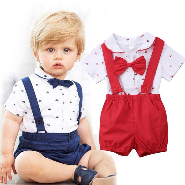 2 pieces Solid Handsome Short sleeve Shirt and Suspender Shorts Set For Baby Boy Clothes
2 pieces Solid Handsome Short sleeve Shirt and Suspender Shorts Set For Baby Boy Clothes