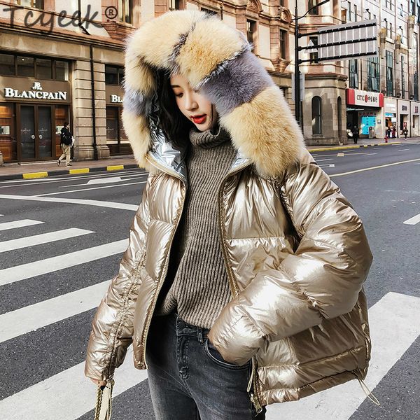 tcyeek зимний пуховик женщины толстый теплый вниз пальто женский короткий parka реальные меха с капюшоном одежда chaqueta mujer lwl1348, Black
tcyeek зимний пуховик женщины толстый теплый вниз пальто женский короткий parka реальные меха с капюшоном одежда chaqueta mujer lwl1348, Black