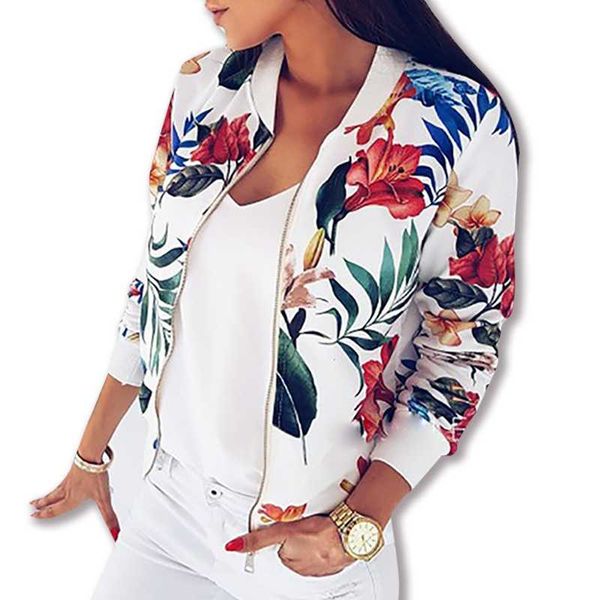 women's jackets autumn print bomber jacket women flowers zipper floral coat long sleeve basic plus size short biker coats and, Black;brown
women's jackets autumn print bomber jacket women flowers zipper floral coat long sleeve basic plus size short biker coats and, Black;brown