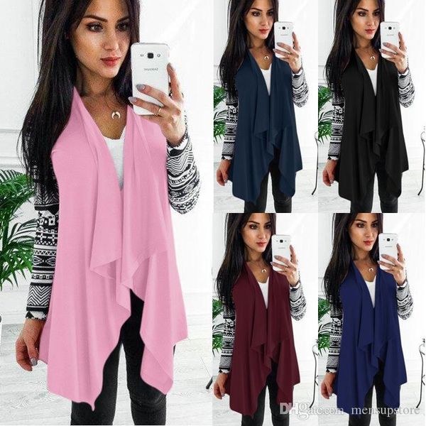 women autumn cardigan jackets patchwork long sleeved coats casual open stich, Black;brown
women autumn cardigan jackets patchwork long sleeved coats casual open stich, Black;brown