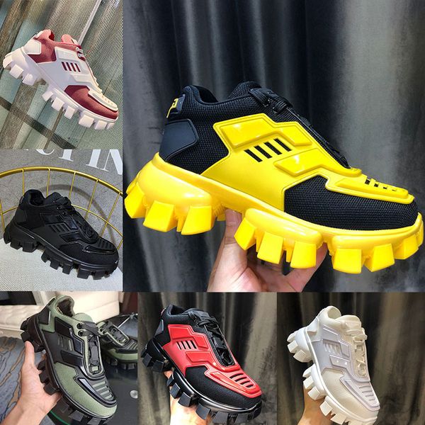 cloudbust thunder knit sneakers mens luxury designer shoes womens classical casual shoes fabric rubber trainers outdoor sneakers, Black
cloudbust thunder knit sneakers mens luxury designer shoes womens classical casual shoes fabric rubber trainers outdoor sneakers, Black